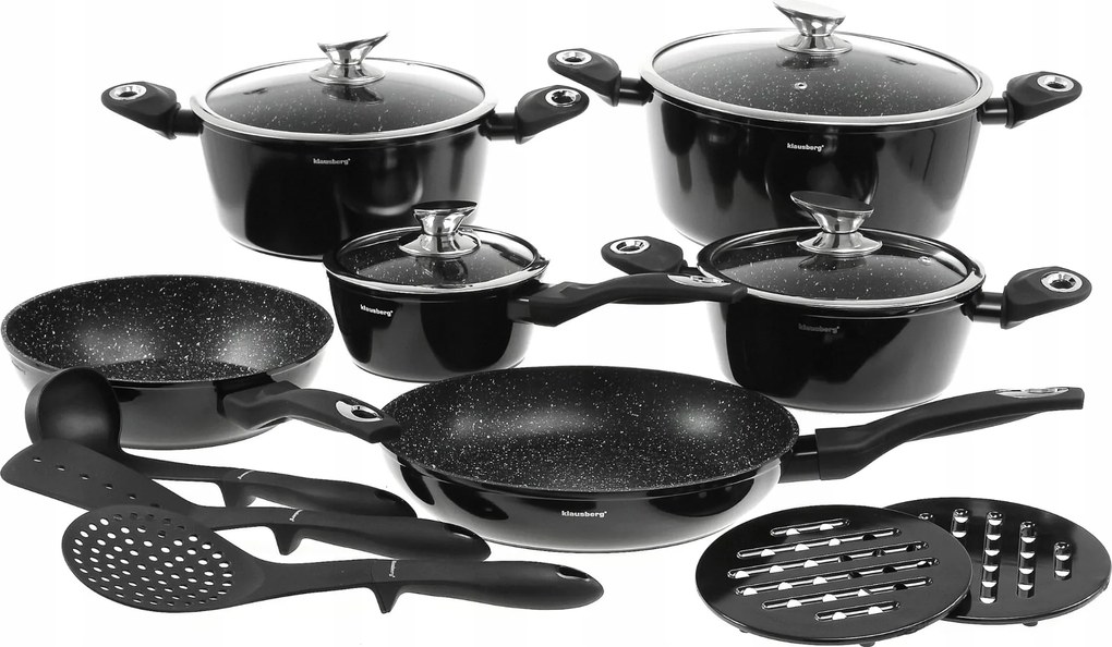 15 Részes Gránit Edénykészlet Klausberg Kb-prémium