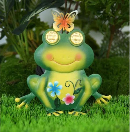 Globo 36332F Solar lámpa, fém, matt zöld, többszínű, matt fekete műanyag, kapcsolóval, AAA 300mAh 1.2V elemmel, IP44, HxSzxM: 215x80x220mm, tartozék: 104x 0.06W 3V LED, 3000K