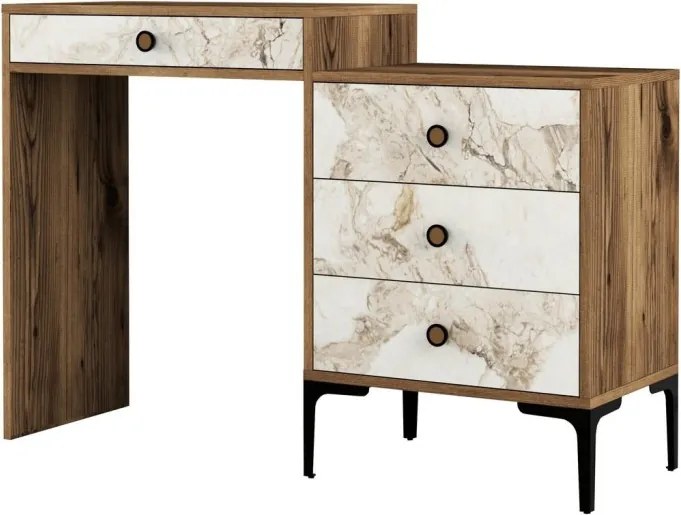 Lizbon 552 - Walnut, White