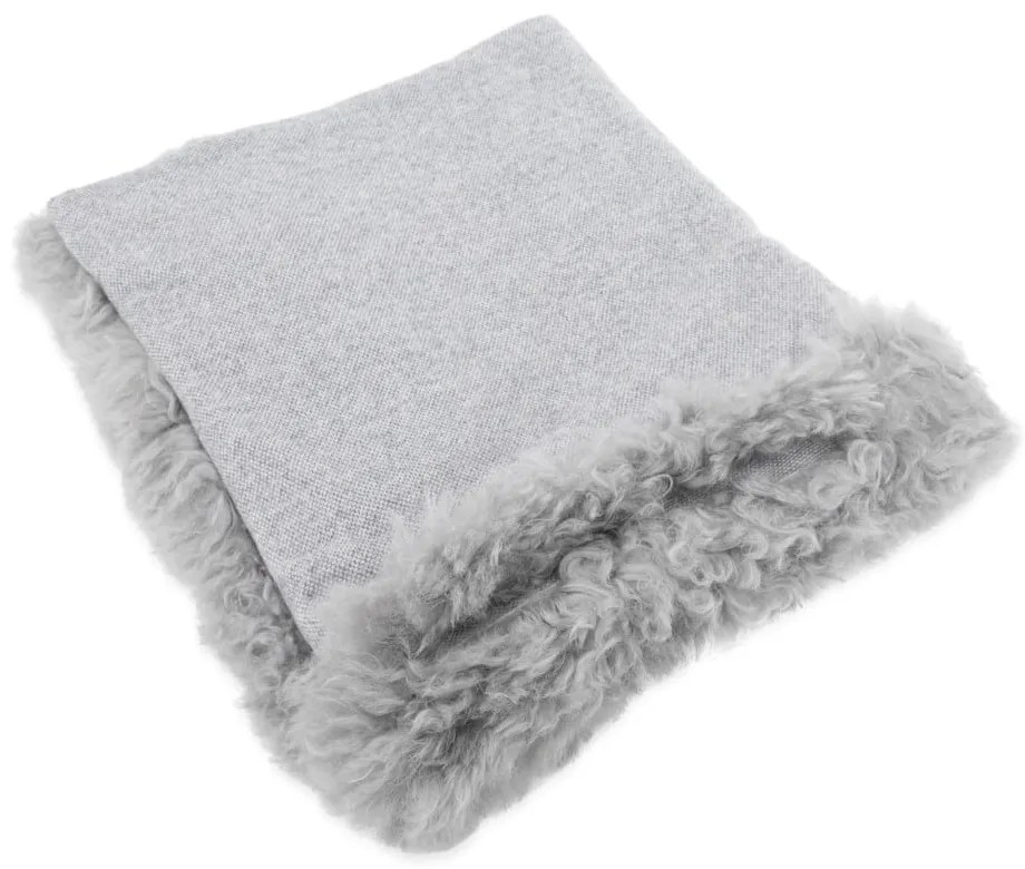 Gyapjú-szőrme takaró 140x180 cm – Native Natural