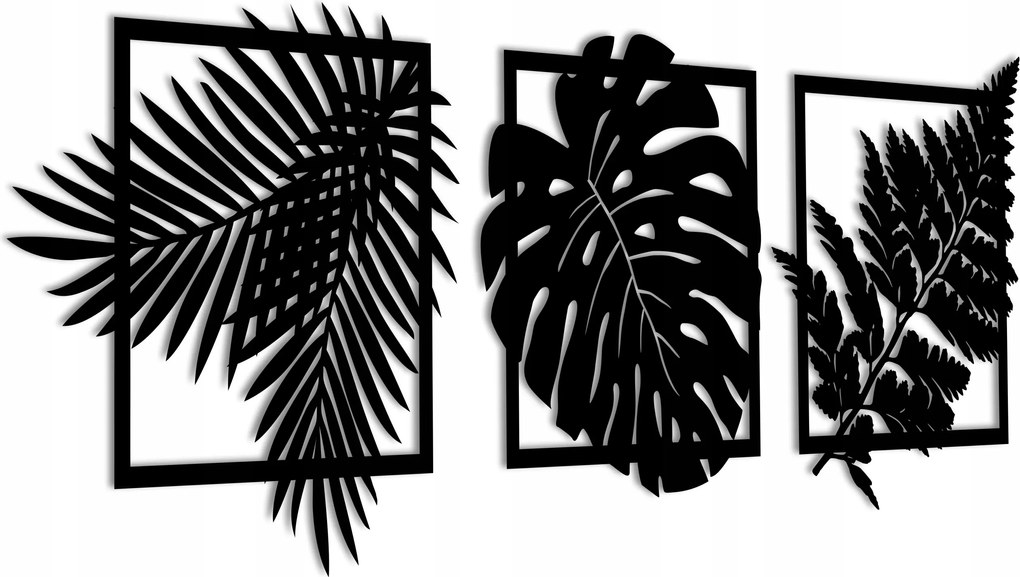 Áttört panel Pálmalevelek Monster páfrány 50cm