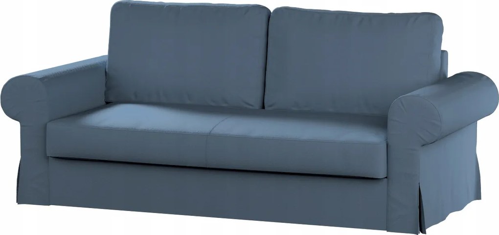 Backabro 3 személyes összecsukható kanapé huzat Ikea kék bukla