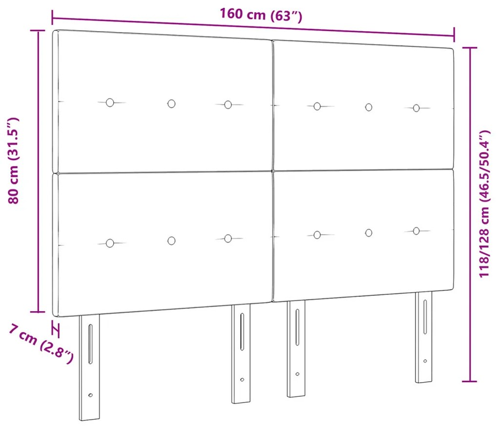LED Fejtámla Fény Szürke 80 cm Szövet