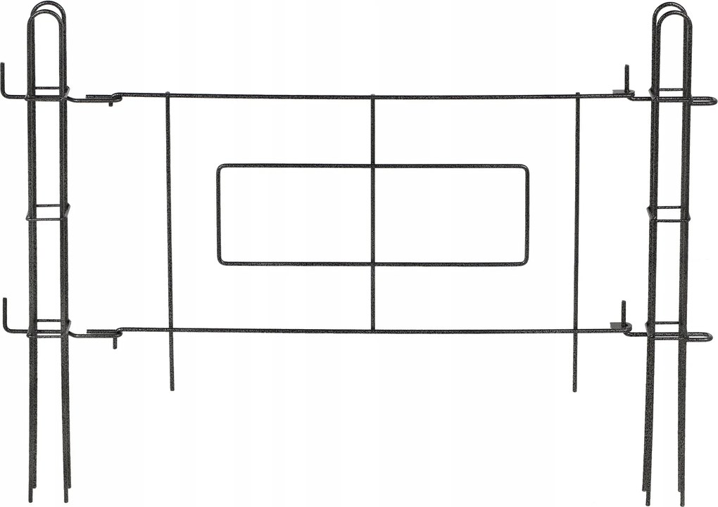 Kerti Kapu Fém Egyenes Kerítés