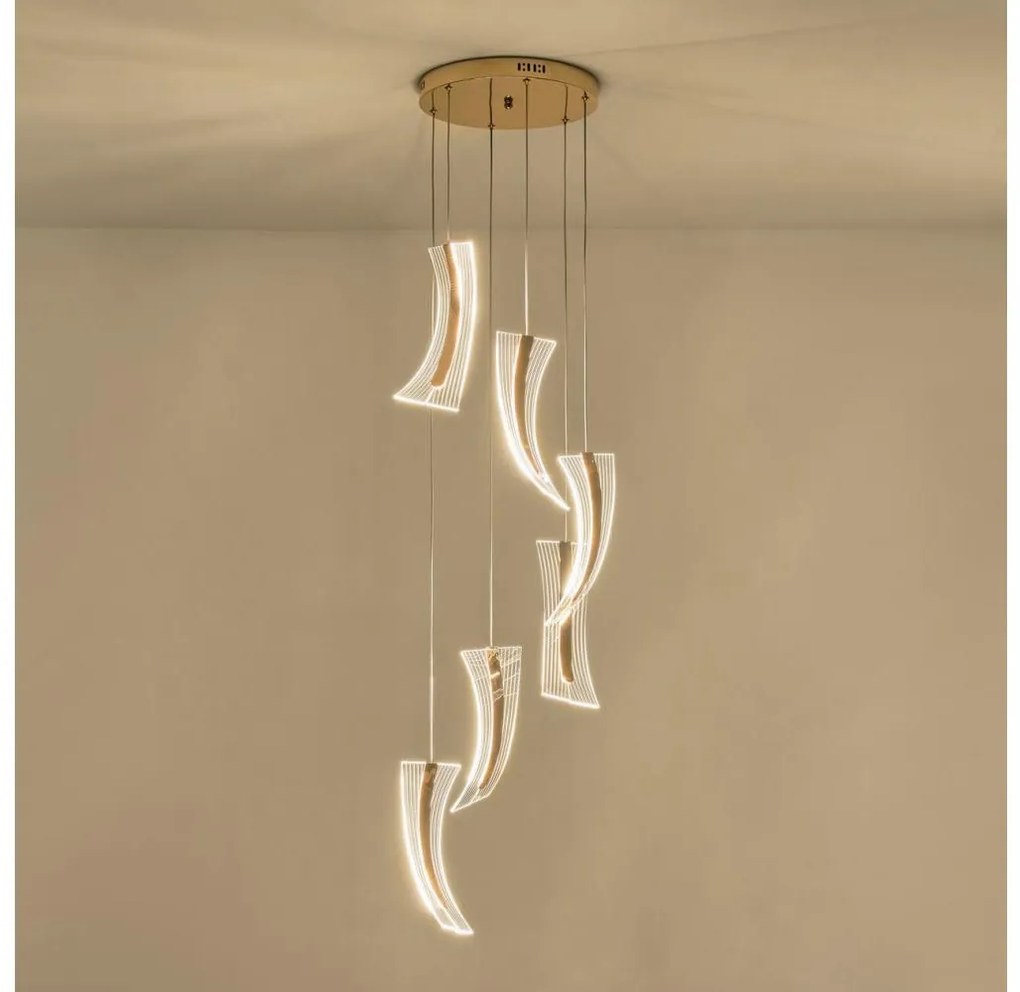 LED Csillár zsinóron FIRENZE 6xLED/10W/230V 3000K