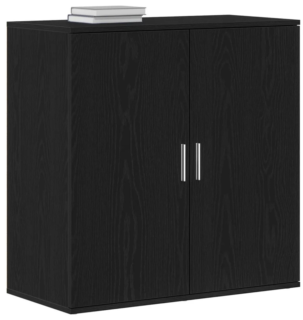 Fekete tölgy oldalbüfé 79x38x80 cm Szerelt fából