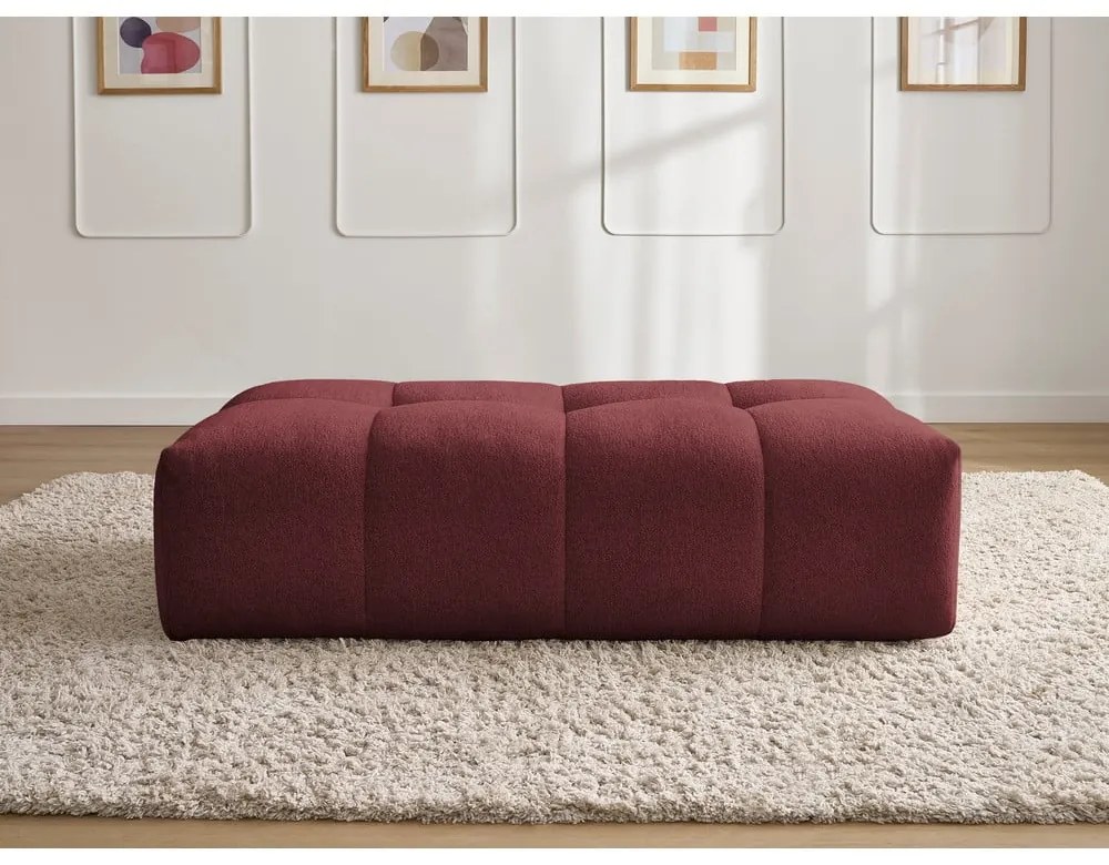 Borvörös zsenília lábtartó Everest – Bobochic Paris