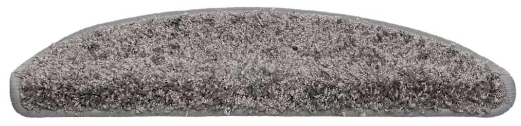 30 db szürke lépcsőszőnyeg 56x17x3 cm