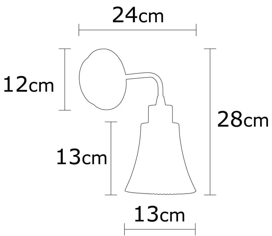 Rézszínű fali lámpa ø 13 cm Foca – Opviq lights