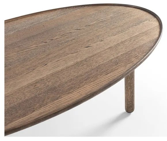 Barna tölgyfa dohányzóasztal 65x120 cm Mu – Gazzda