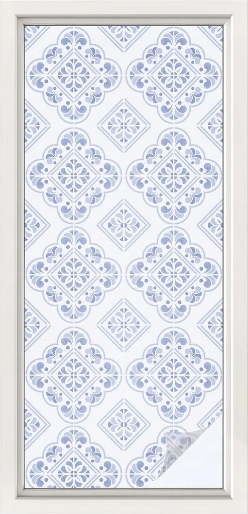 Öntapadós szélvédő furnér Adatvédelem Geometrikus minta 50x116