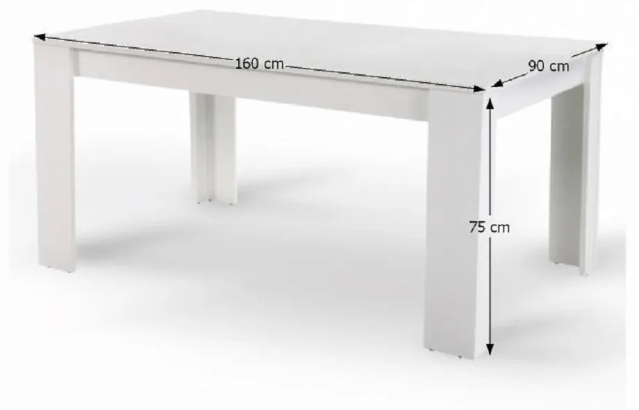 Étkezőasztal Tangan New 160 (6 fő részére). 752835