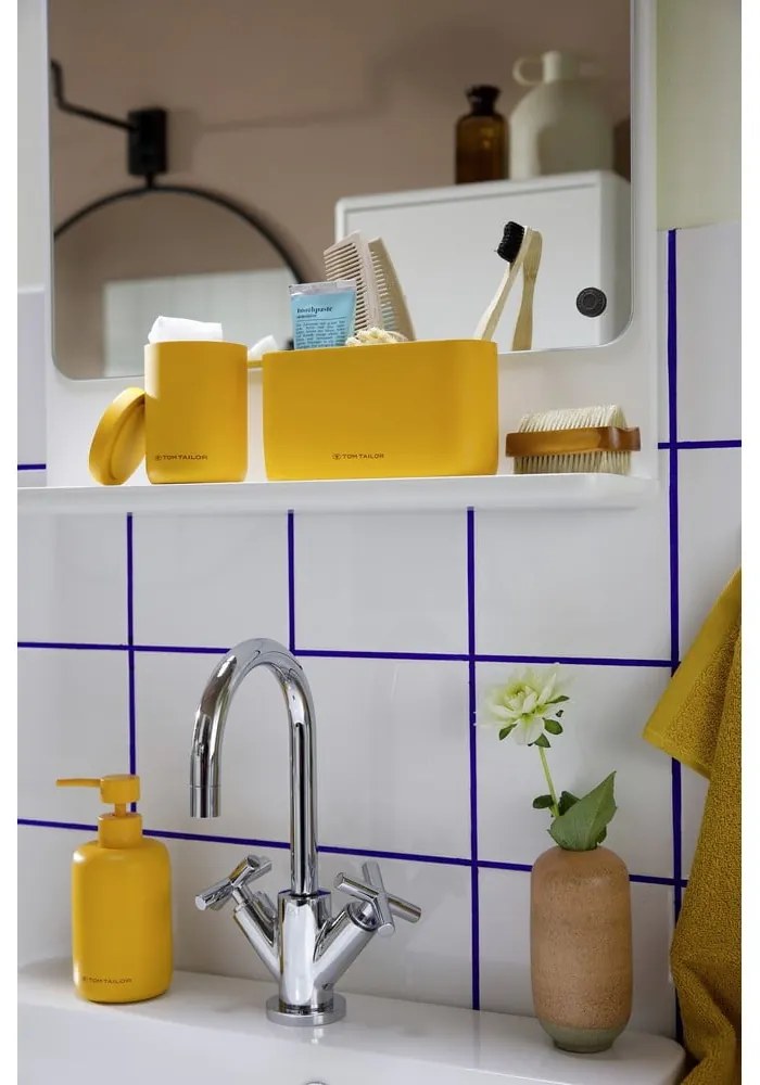 Mustársárga poligyanta fogkefetartó pohár Tom Tailor T-Color Bath – Wenko