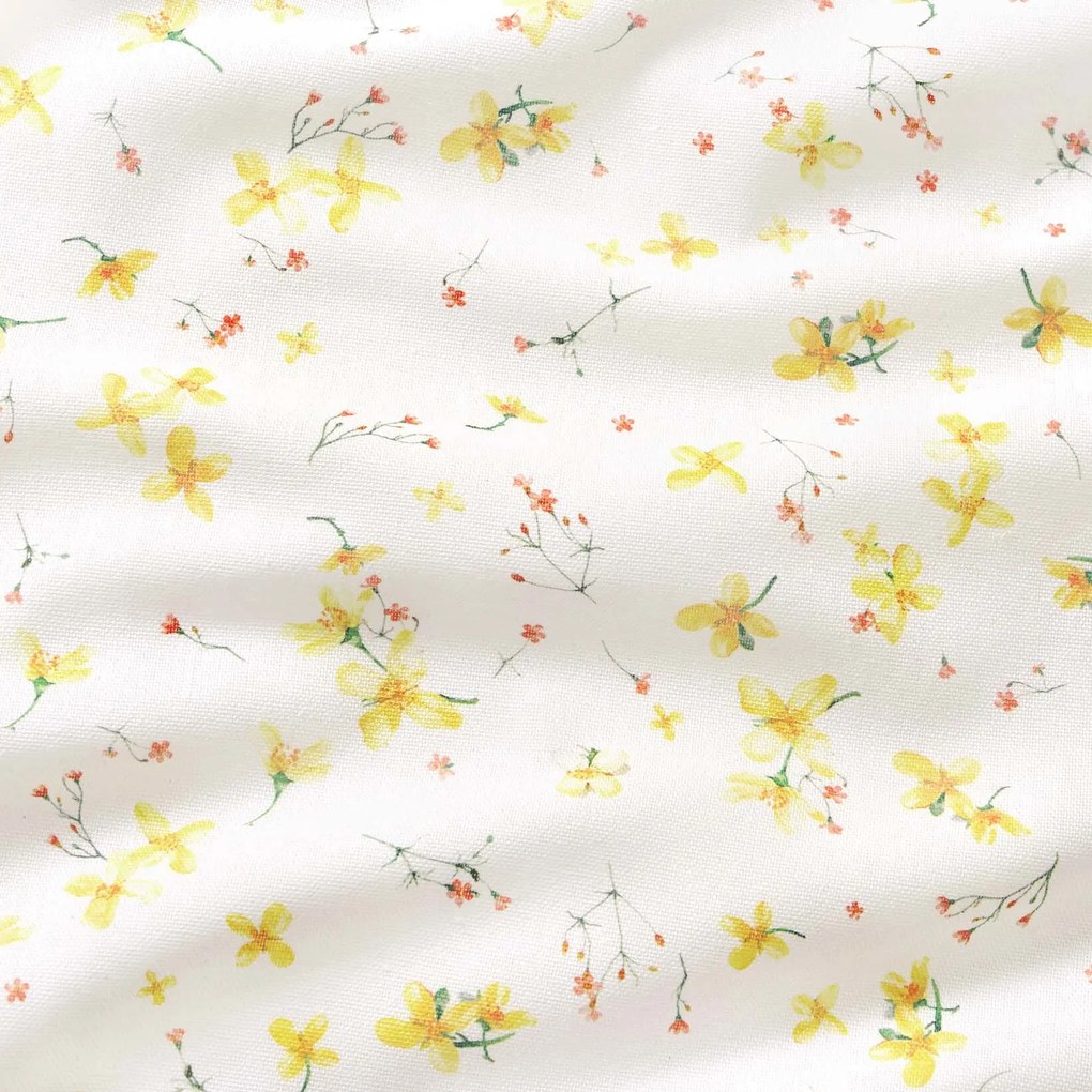 Goldea kör alakú dekoratív terítő valencia - nárciszok Ø 110 cm