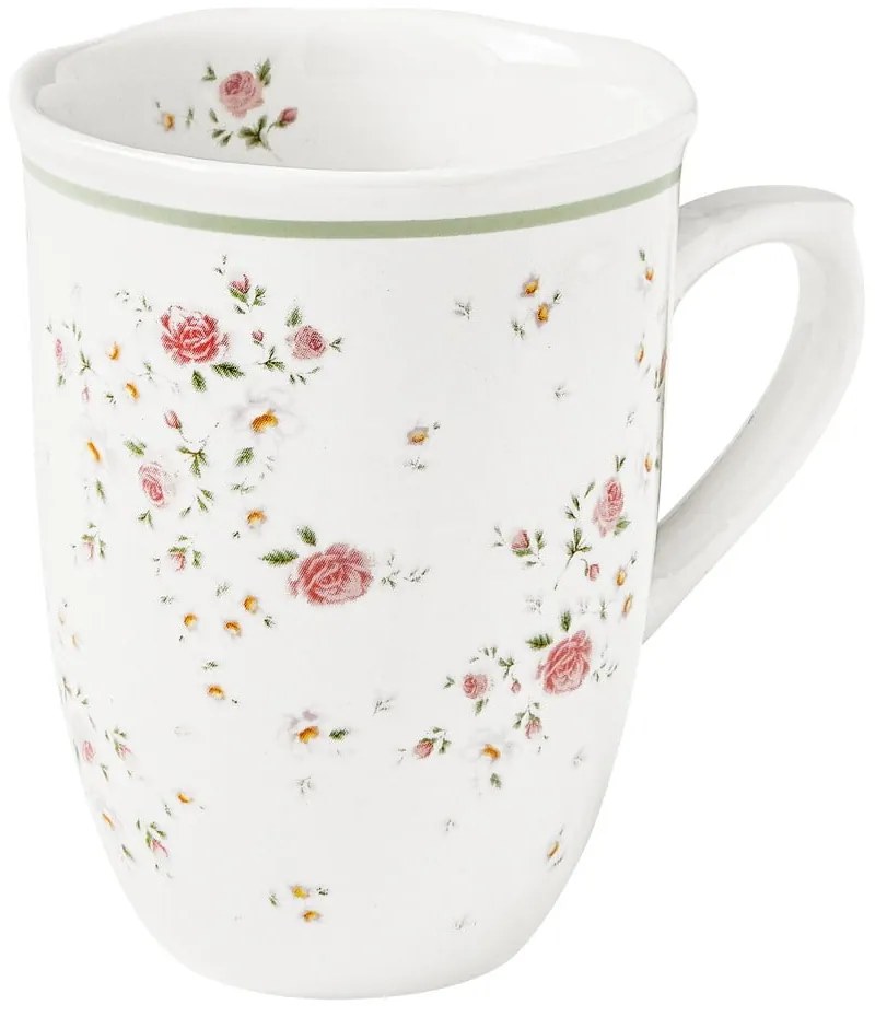Nonna Rosa 2 db fehér porcelán bögre - Brandani