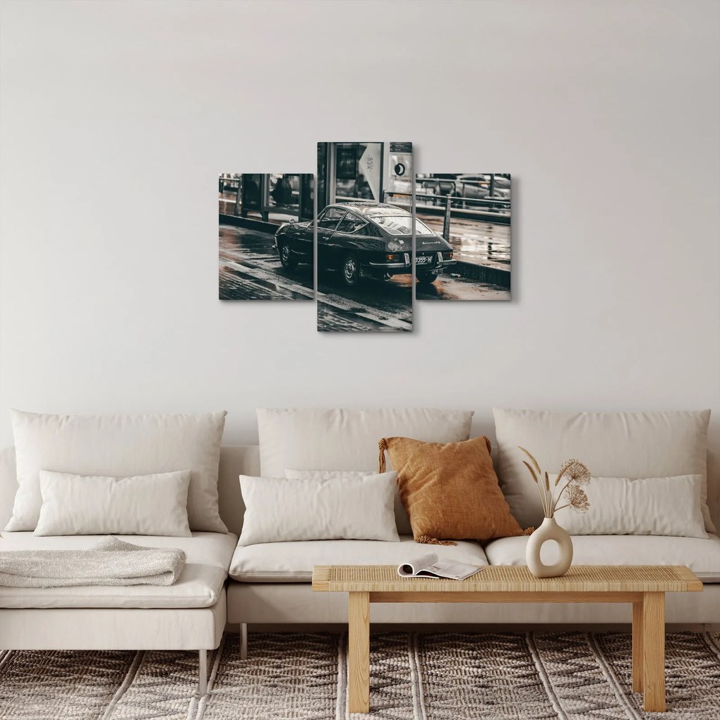 Egy mozgó autó képe (90x60 cm)