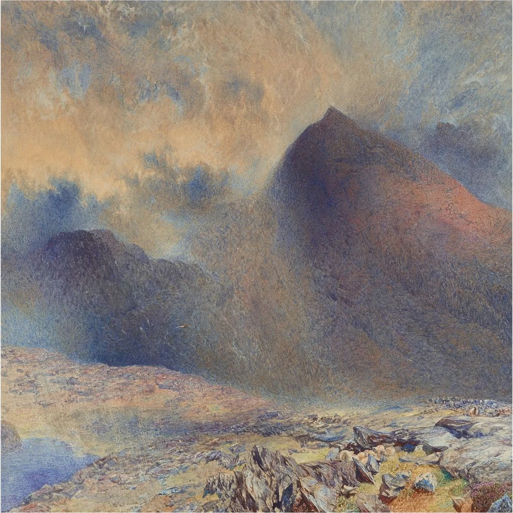 Fotótapéta Flizelin Dekoratív irodai Hegyi tájkép 250x250 Ragasztó