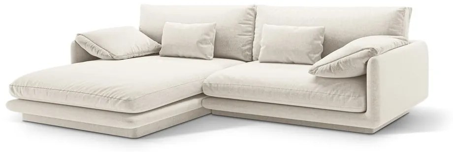 Fehér sarokkanapé (bal oldali) Torino – Micadoni Home