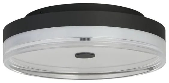 Searchlight 42651-30BK - LED mennyezeti lámpatest CYPRUS LED/21W/230V átm.30 cm fekete