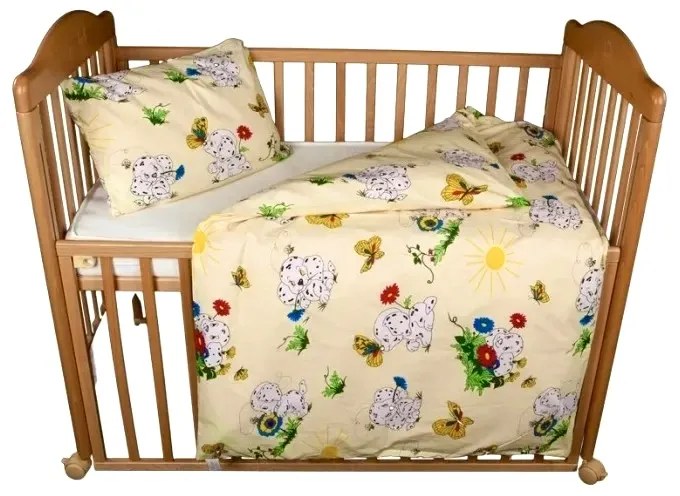 Gyermek pamut lepedők Dalmatian TiaHome - Detský set 130x90cm + 65x45cm