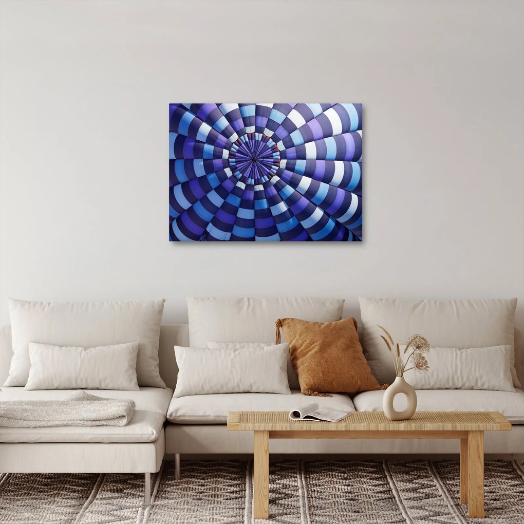 Egy kép a repülő léggömb szerkezetéről (70x50 cm)