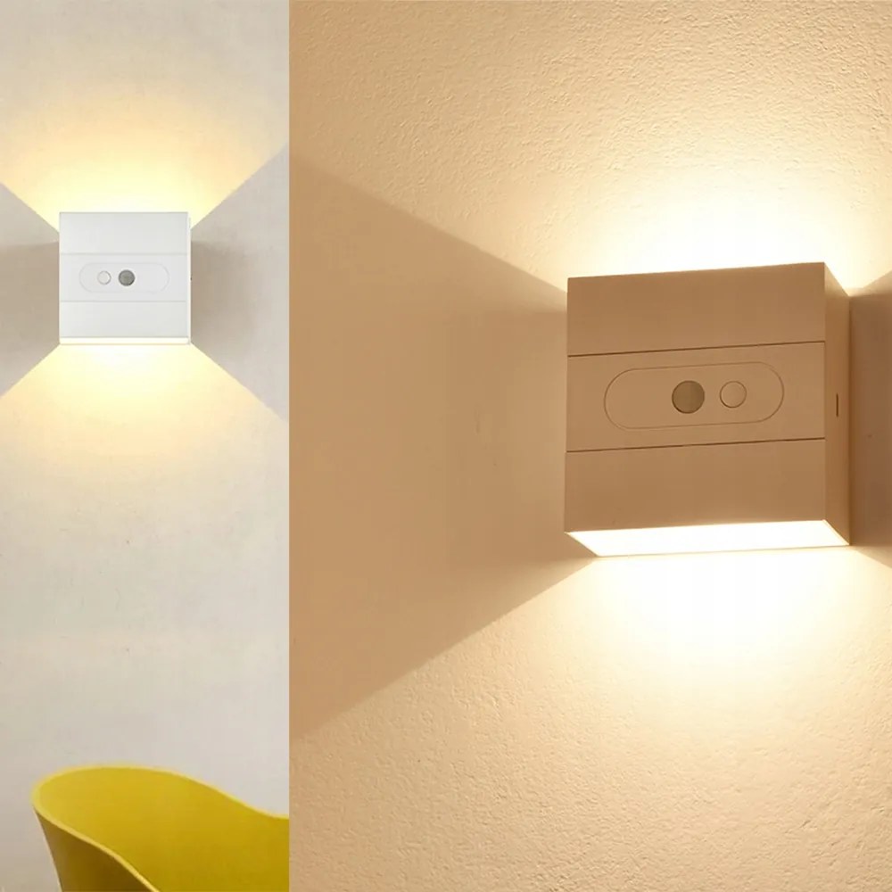 3000K Fehér Fali Lámpa Homlokzati Fali Lámpa Felső Alsó Folyosó Nappali