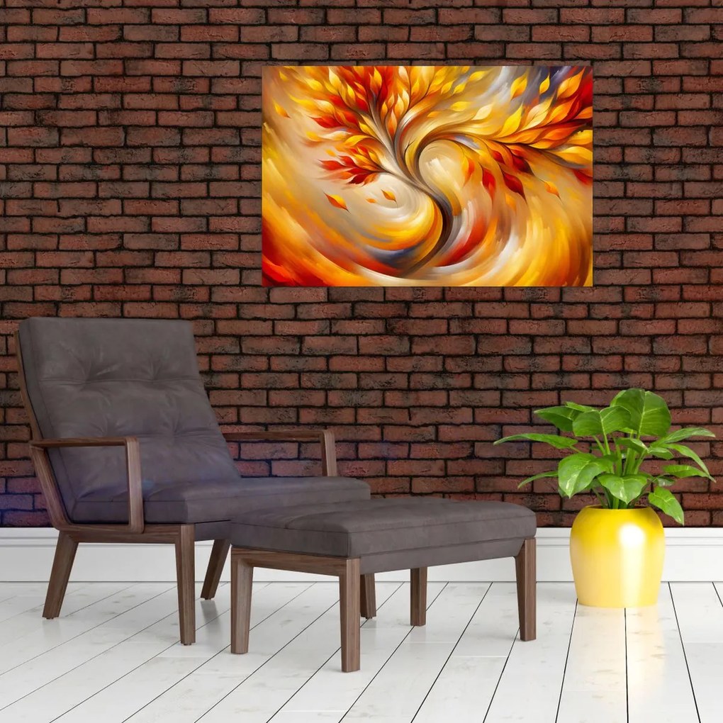 Kép - Őszi fa (90x60 cm)