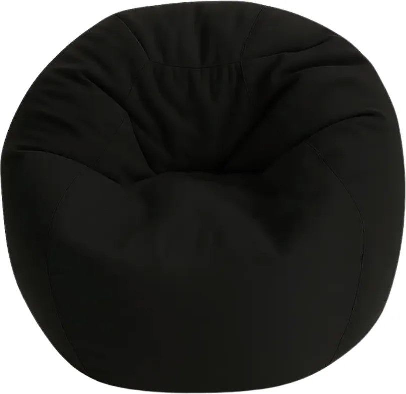 XL beltéri babzsákfotel – fekete