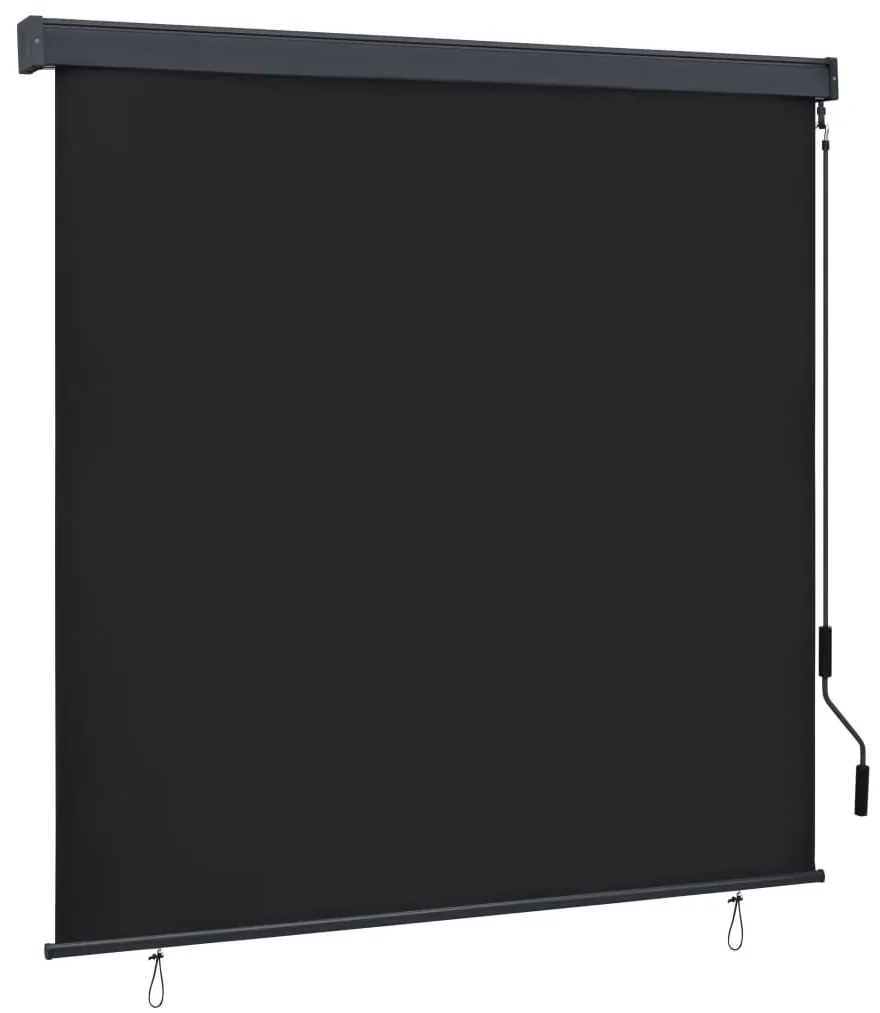 antracitszürke kültéri roló 160 x 250 cm