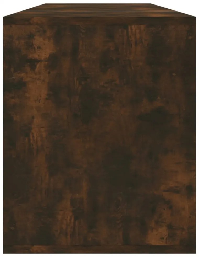 füstös tölgy színű szerelt fa TV-szekrény 130x35x50 cm