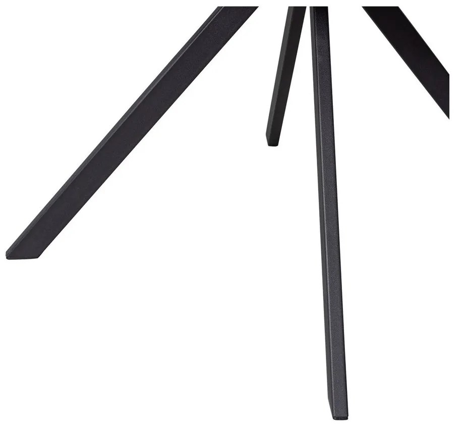 Konyakbarna kárpitozott karfás étkezőfotel Fenne – WOOOD