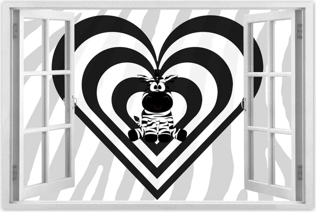 Poszterek 90x60 Zebra csíkos