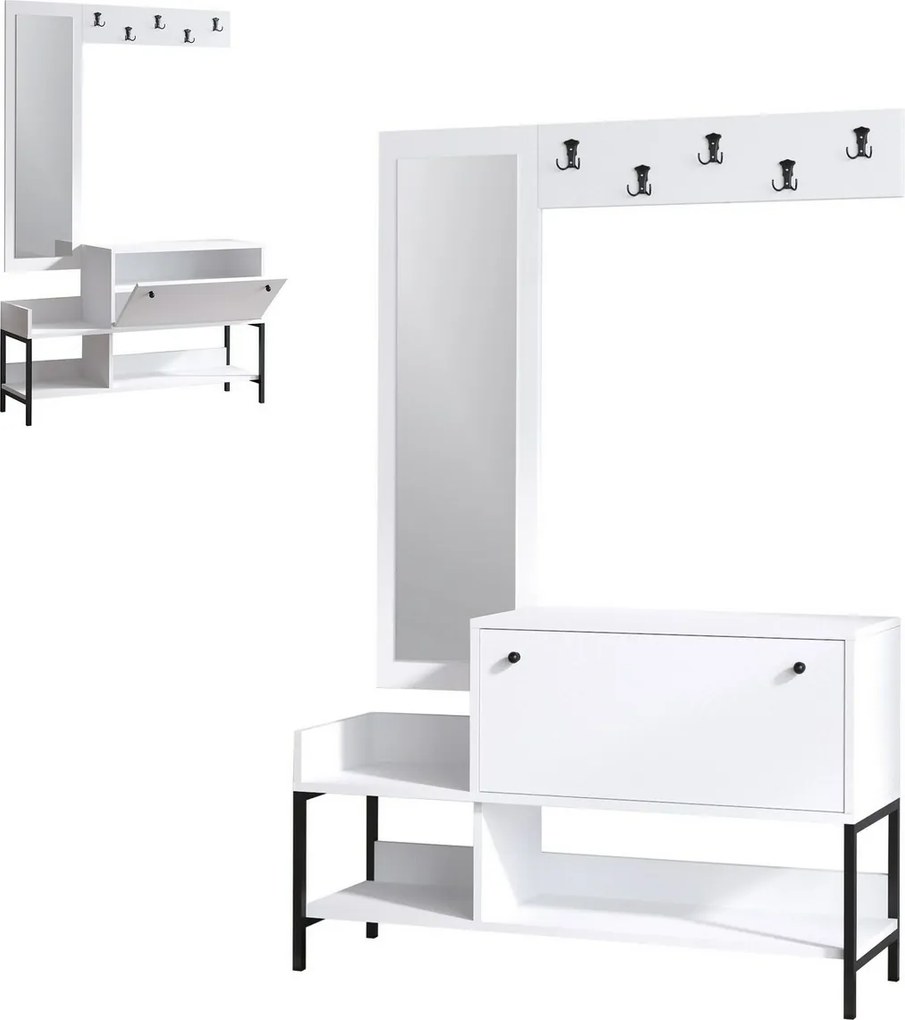 Előszoba szett Lopp Black and White