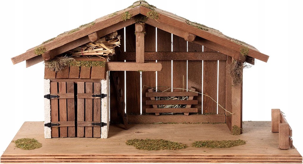 Karácsonyi Betlehem *állvány* 60x30x30cm- 12-13cm magas figurákhoz