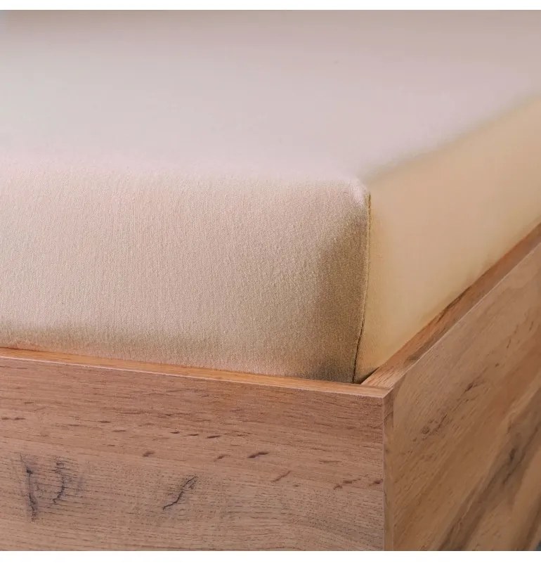 EMI capuccino 100% pamutjersey gumis lepedő, Egyedi varrás - kérjük, a méreteket a megjegyzésben tüntesse fel