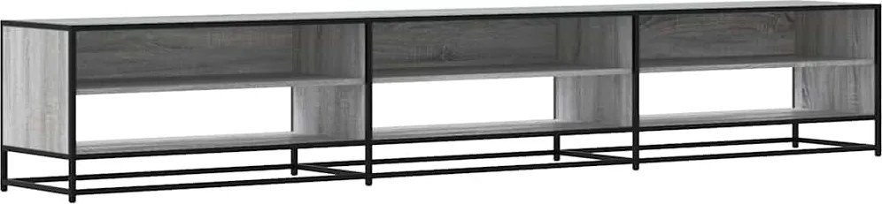 vidaXL szürke sonoma színű szerelt fa TV-szekrény 270 x 40 x 46 cm