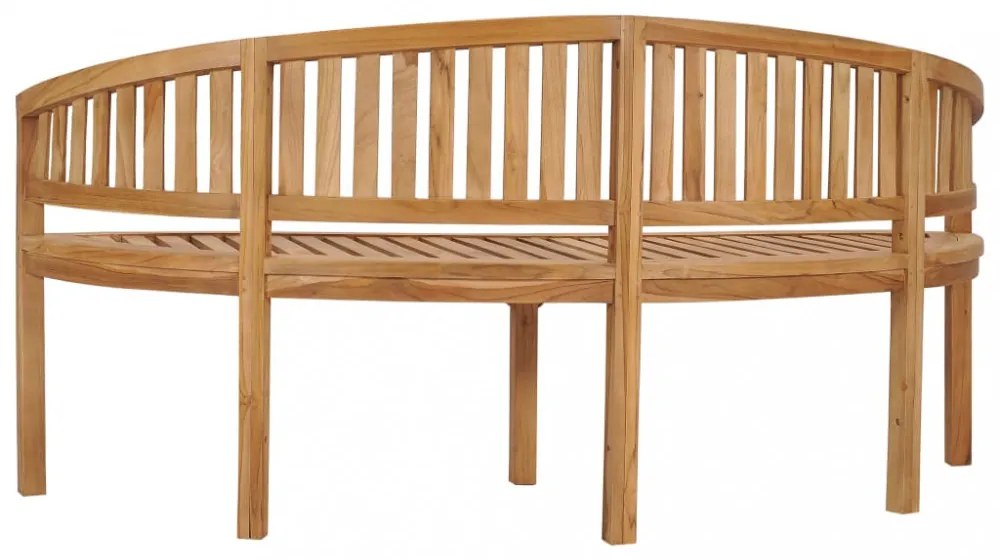 tömör tíkfa banán alakú pad 180 cm