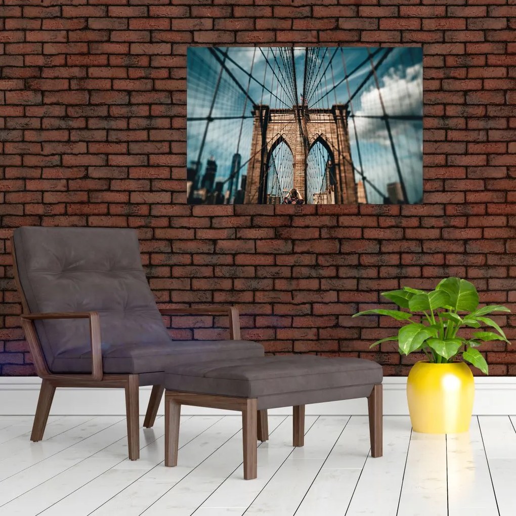 Kép - Brooklyn Bridge (90x60 cm)