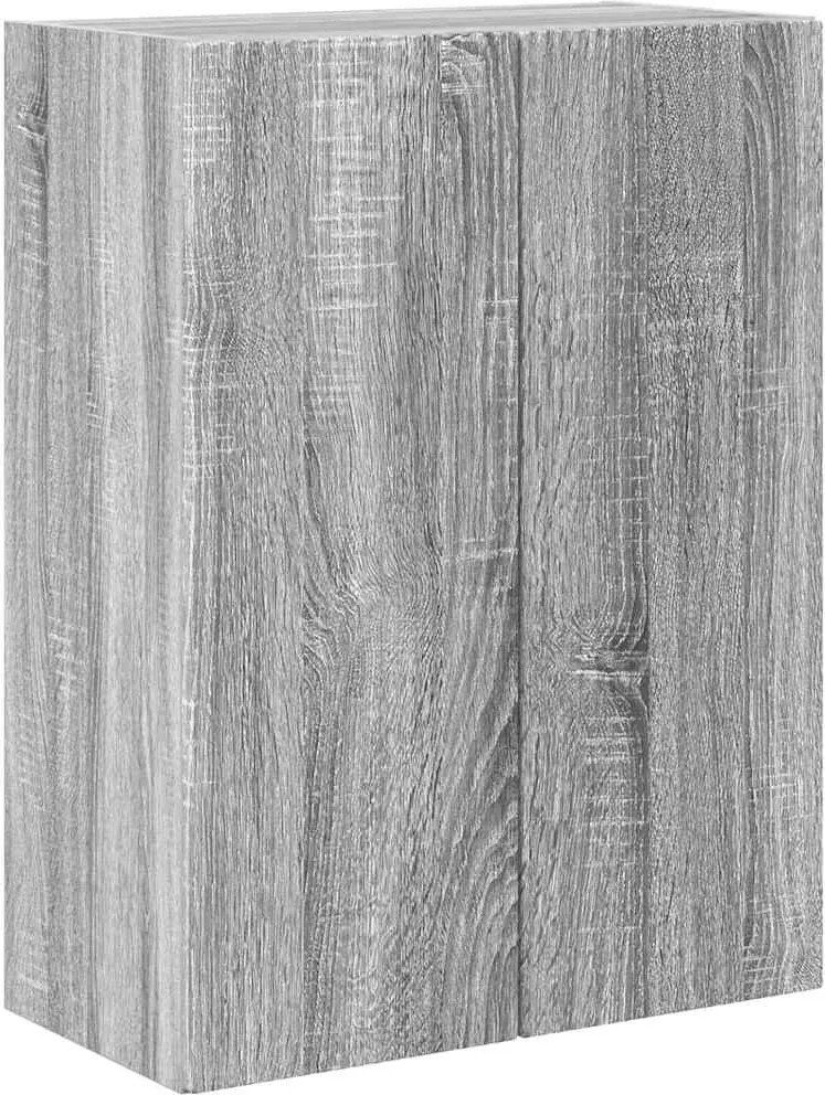 vidaXL TV Fali Szekrény Szürke Sonoma 59,5 x 31 x 80 cm Faanyag