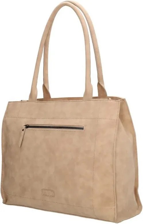 Bézs elegáns shopper táska „Bellora”