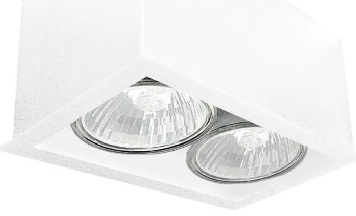 Brosline 1081 - CAGE irányítható spotlámpa 2xGU10/10W/230V fehér