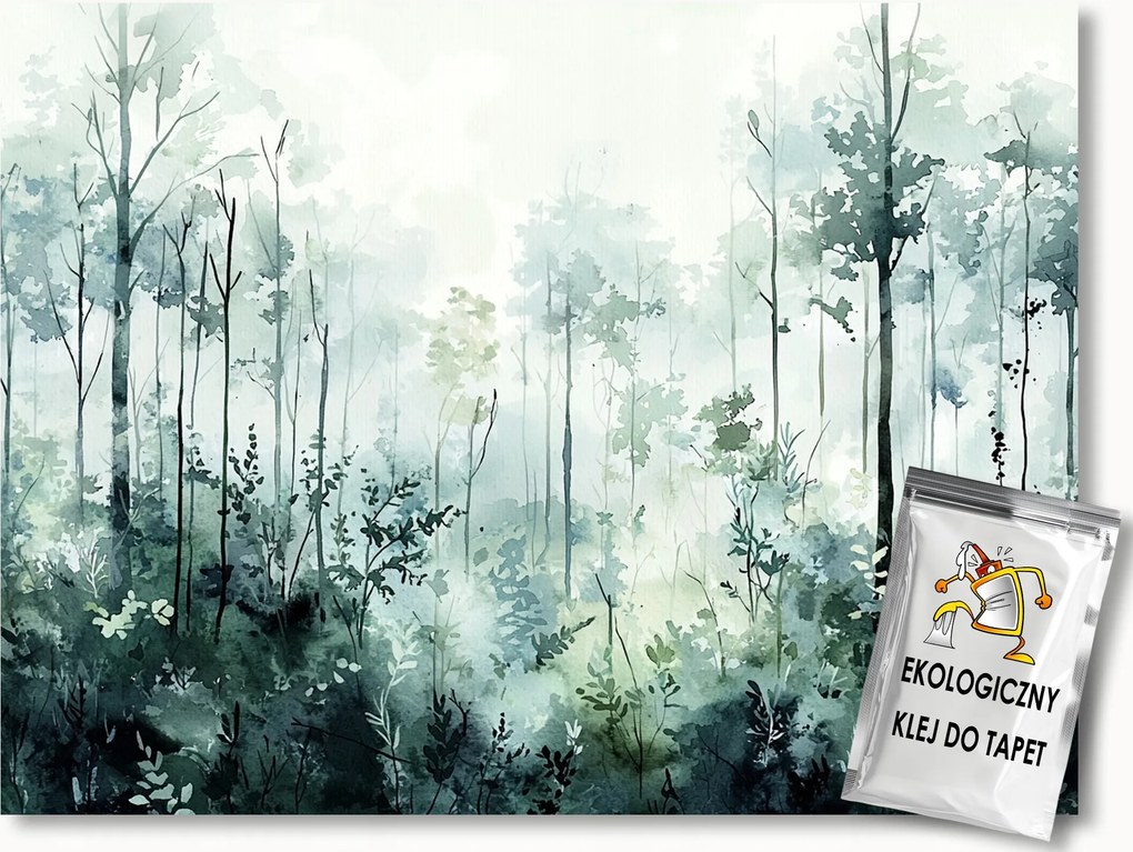 Fotótapéta Flizelina Erdő Fák Köd Természet Tájkép 254x184 ragasztó