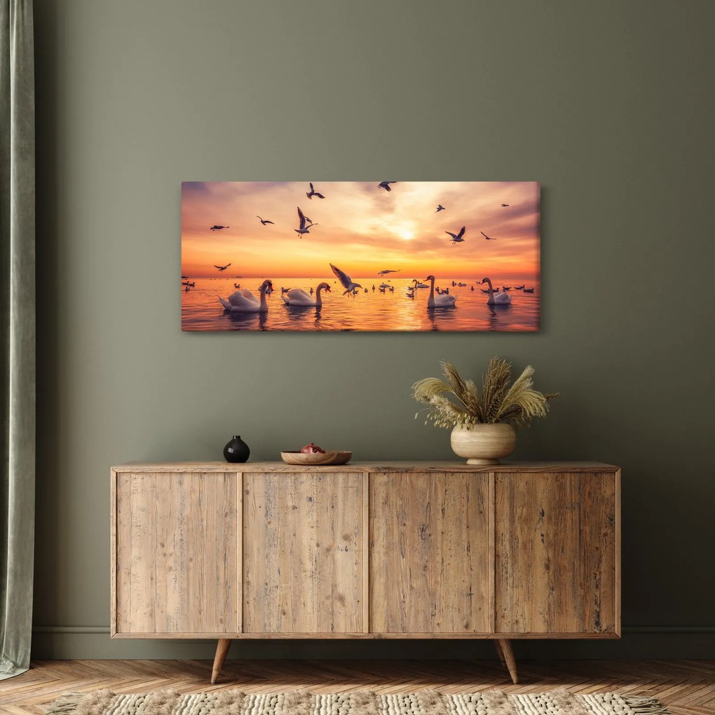 Kép - Hattyúk (120x50 cm)