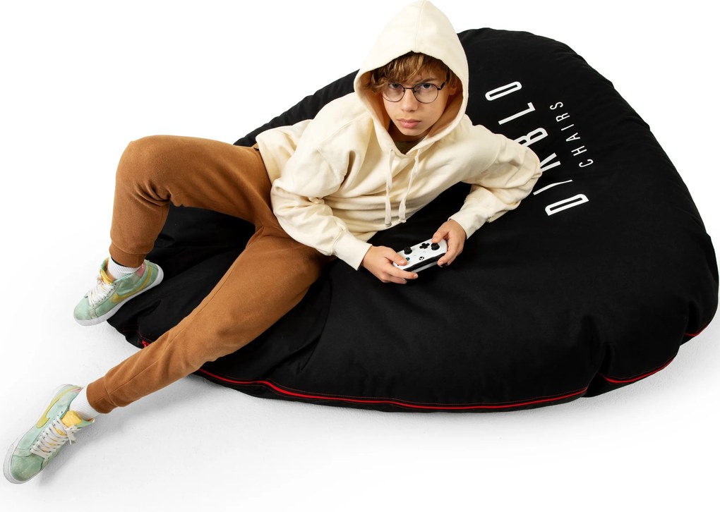 Gamer babzsák "sako" fekete