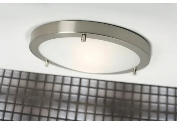 Nordlux - Fürdőszobai mennyezeti lámpa ANCONA 2xE27/40W/230V IP43 átm. 31,5 cm matt króm