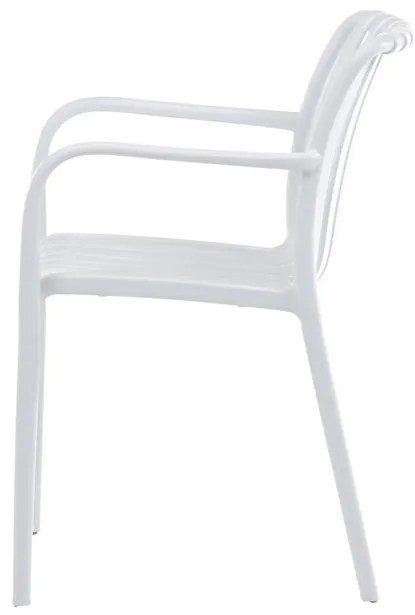 Fehér Műanyag Kerti Szék. CT-X7029 WT