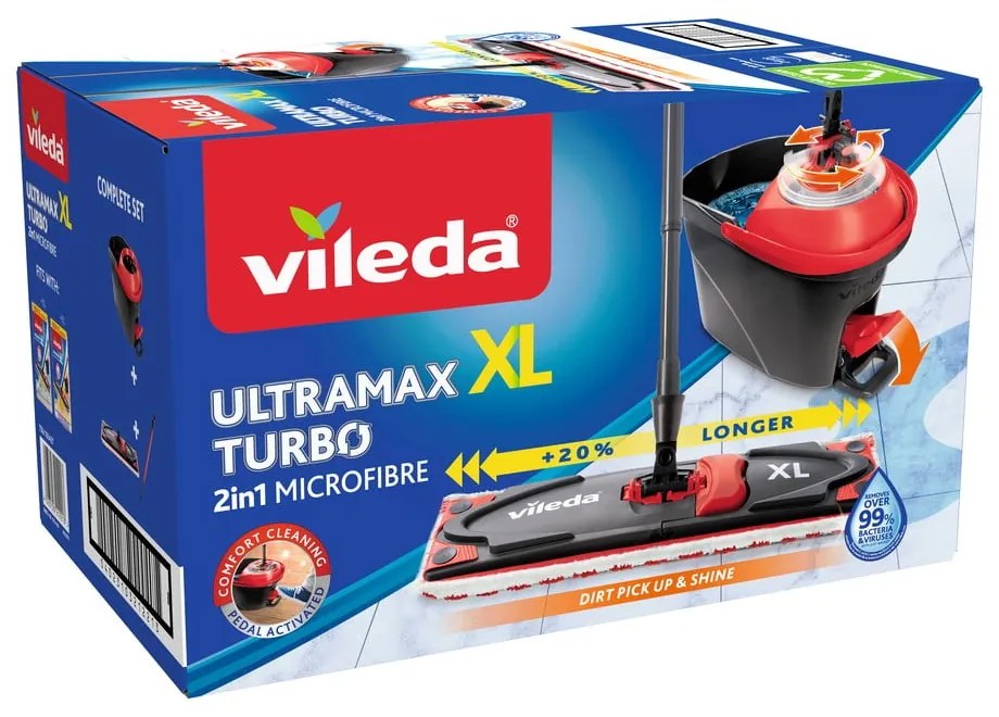 Ultramat XL turbo 2in1 microfibre felmosó szett vödörrel - Vileda