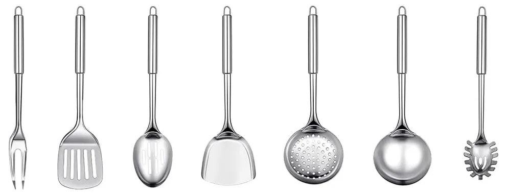 Wok serpenyő konyhai kiegészítőkkel