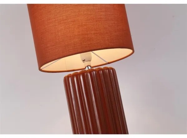 Searchlight EU22353OR - GROOVE asztali lámpa 1xE14/60W/230V bordó