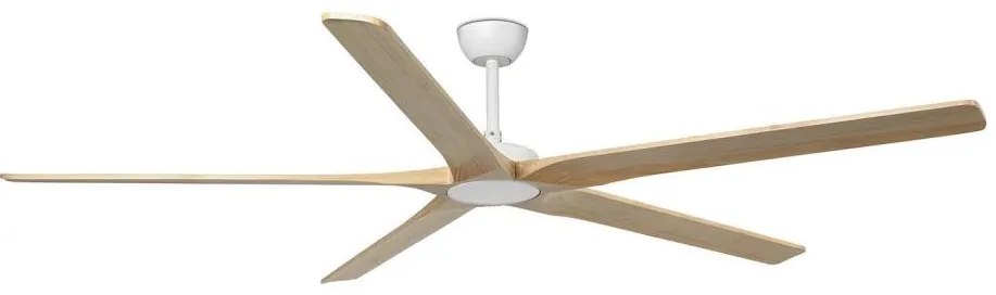 FARO 34191WT - BIGWOOD XL mennyezeti ventilátor fenyő/fehér, 200 cm, DO